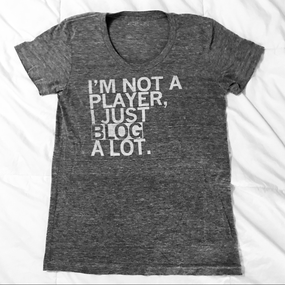 ‘I’m not a player, I just blog a lot’ Graphic Tee